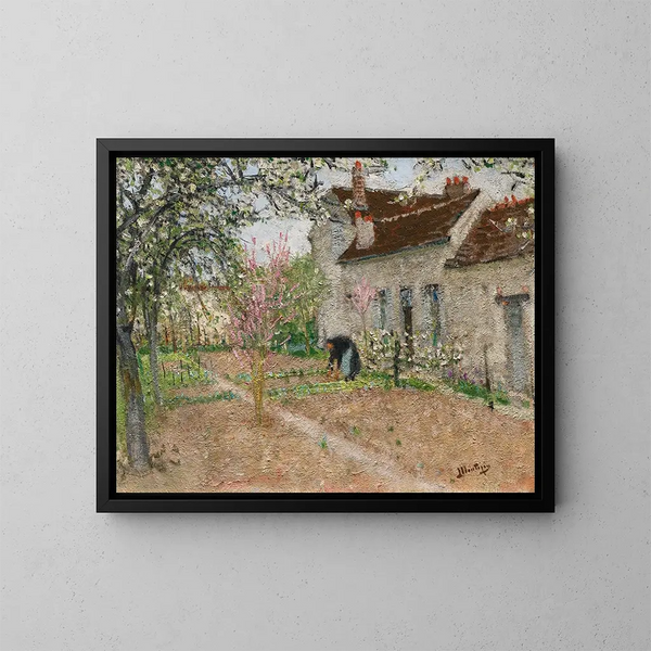 Jardín Venusino - Pierre-Eugène Montzin — cuadro enmarcado en la pared
