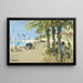 La Promenade des Anglais à Nice - Pierre-Eugène Montzin — framed artwork on a wall