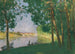 Moret-sur-Loing, riverside - Pierre-Eugène Montzin — artwork view