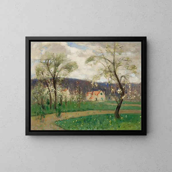 Paisaje - Pierre-Eugène Montzin — cuadro enmarcado en la pared
