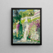 Porte fleurie - Pierre-Eugène Montzin — cuadro enmarcado en la pared