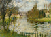 Village by the riverbank - Pierre-Eugène Montzin — artwork view