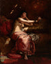 La muerte de Cleopatra - Pierre-Joseph Mousset — vista de la obra