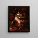 La muerte de Cleopatra - Pierre-Joseph Mousset — cuadro enmarcado en la pared
