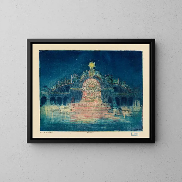 Palacio de la Electricidad - Pierre-Marcel Roy — cuadro enmarcado en la pared