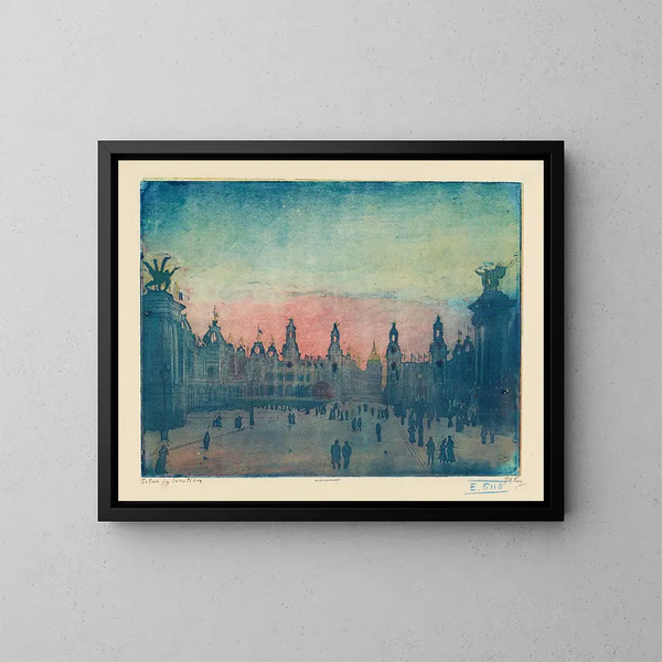 Palacio de los Inválidos - Pierre-Marcel Roy — cuadro enmarcado en la pared