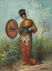 Una japonesa con un parasol - Pierre-Marie Beyle — vista de la obra