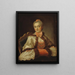 Retrato de mujer - Pierre Allais — cuadro enmarcado en la pared