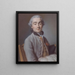Retrato de un joven oficial - Pierre Allais — cuadro enmarcado en la pared