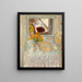 Hairdresser and Mirror - Pierre Bonnard — framed artwork on a wall