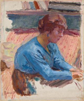 Pierre Bonnard - Femme pensive au corsage bleu.webp