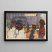 La Rue órgano de Barquero - Pierre Bonnard — cuadro enmarcado en la pared