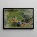 La Sieste en el jardín - Pierre Bonnard — cuadro enmarcado en la pared
