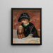 La mujer con basset o Retrato de Marthe Bonnard con basset - Pierre Bonnard — cuadro enmarcado en la pared
