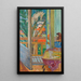 La porte-fenêtre avec chien - Pierre Bonnard — framed artwork on a wall