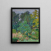 El jardín de Vernon - Pierre Bonnard — cuadro enmarcado en la pared