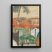 Los techos - Pierre Bonnard — cuadro enmarcado en la pared