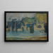 Los dos carruajes Boulevard des Batignolles - Pierre Bonnard — cuadro enmarcado en la pared