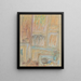Still life with open window - Pierre Bonnard — framed artwork on a wall