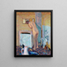 Nude Painting in front of a mirror - Pierre Bonnard — framed artwork on a wall