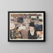 Place Clichy - Pierre Bonnard — framed artwork on a wall