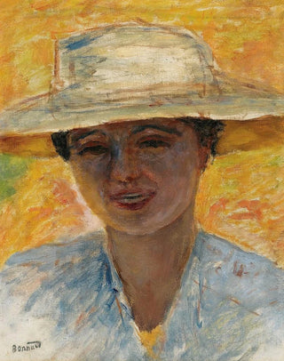 Pierre Bonnard - Portrait de Femme au Grand Chapeau.webp