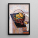 El cesto de frutas - Pierre Bonnard — cuadro enmarcado en la pared