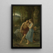 Daphnis and Chloe - Pierre Cabanel — framed artwork on a wall