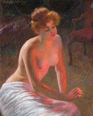 Pierre CarrierBelleuse - Contemplation by firelight.webp