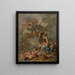 The Punishment of Arrogant Niobe by Diana and Apollo - Pierre Charles Jombert — framed artwork on a wall