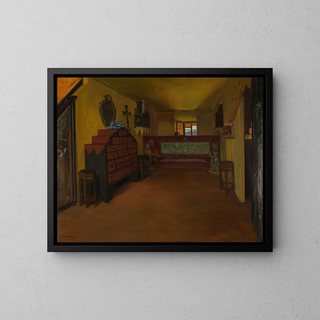 Pierre Georges Jeanniot - La chambre  coucher de Victor Hugo  Hauteville House.webp
