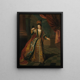 Pierre Gobert - Portrait prsum de Mademoiselle de Nantes LouiseFranoise de Bourbon 16731743 en costume de bal.webp