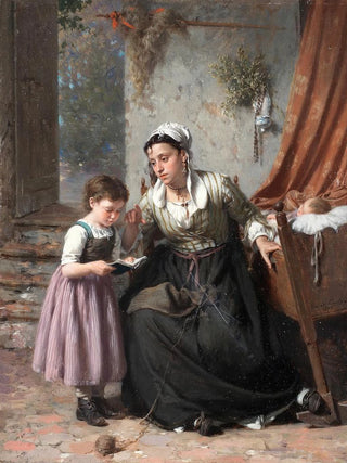 Pierre Jean Edmond Castan - The Reading Lesson.webp