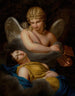 Cupido levantando el hechizo de sueño de Psique - Pierre Joseph Célestin François — vista de la obra