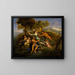 Pan y Syrinx - Pierre Mignard — cuadro enmarcado en la pared