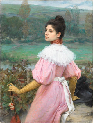 Pierre Outin - A promenade by the river.webp