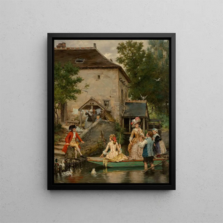 Pierre Outin - The boating party.webp