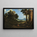 Paisaje con ruinas antiguas - Pierre Patel el Viejo — cuadro enmarcado en la pared