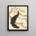 Why does no one ever take the alligator to the water - Pierre Pinsard — framed artwork on a wall