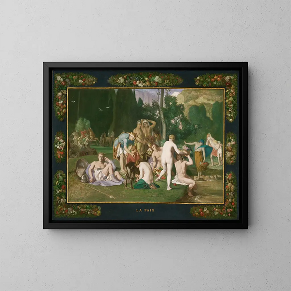 Paz - Pierre Puvis de Chavannes — cuadro enmarcado en la pared