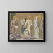 Procesión - Pierre Puvis de Chavannes — cuadro enmarcado en la pared