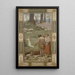 Sainte Geneviève enfant en prière - Pierre Puvis de Chavannes — framed artwork on a wall