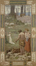 Sainte Geneviève enfant en prière - Pierre Puvis de Chavannes — artwork view