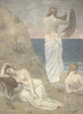 Young girls by the sea - Pierre Puvis de Chavannes — artwork view