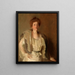 Alice Barney dans Blancs et Bruns - Pierre Troubetzkoy — framed artwork on a wall