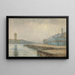 Café Amstel chez Vissertje II - Piet Mondrian — cuadro enmarcado en la pared
