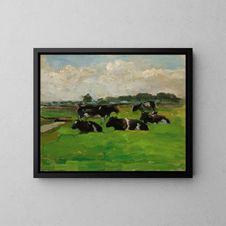 Piet Mondrian - Landscape With Group Of Five Cows.webp