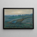 Coastal landscape painting with palms - Piet Mondrian — framed artwork on a wall