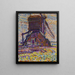 The windmill of Winkel - Piet Mondrian — framed artwork on a wall