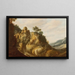 Un paisaje del sur con ruinas - Pieter Anthonisz van Groenewegen — cuadro enmarcado en la pared